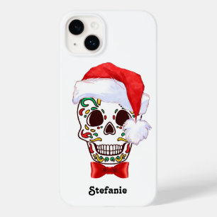 Personalised Christmas Sugar Skull Hat  Case-Mate iPhone 14 Plus Case