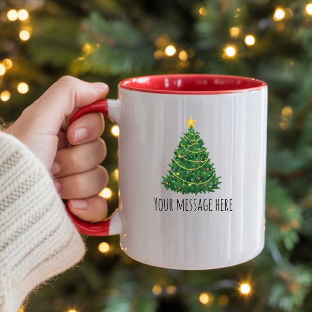 Personalised Christmas Text Mug Gift for Her & Him (holiday mug for family, festive mug for coworkers, family christmas gift idea, festive office mugs,)