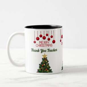 Personalised Christmas Thank You Mug