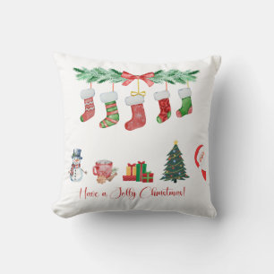Personalised Christmas Throw Pillow