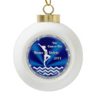 Personalised Christmas Tree Gymnast Ornament