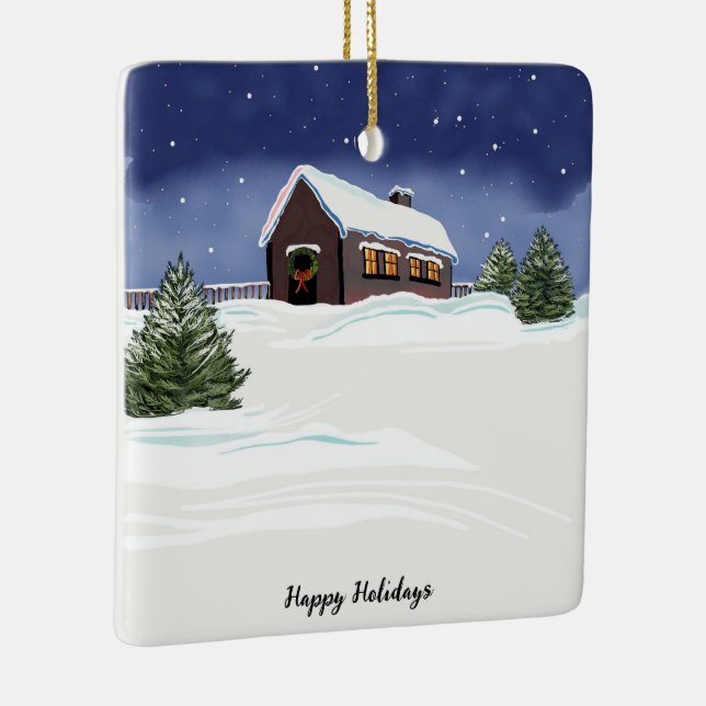 Personalised Christmas Tree Ornament (Right)