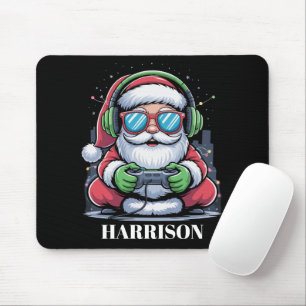 Personalised Christmas Video Game Santa Xmas  Mouse Mat