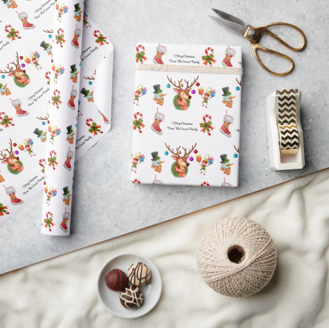 Personalised Christmas Wrapping Paper (Crafts)