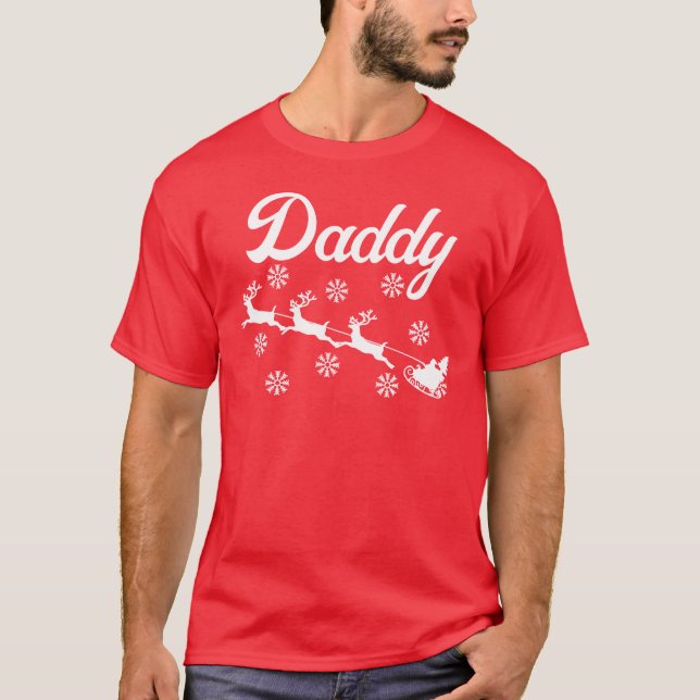 Personalised Christmas  Xmas Family Matching T-Shi T-Shirt (Front)