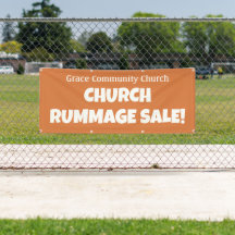 Personalised Church Rummage Sale! Banner