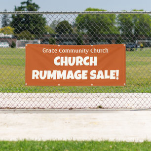 Personalised Church Rummage Sale! Banner