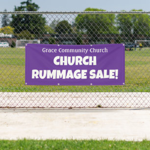 Personalised Church Rummage Sale! Banner