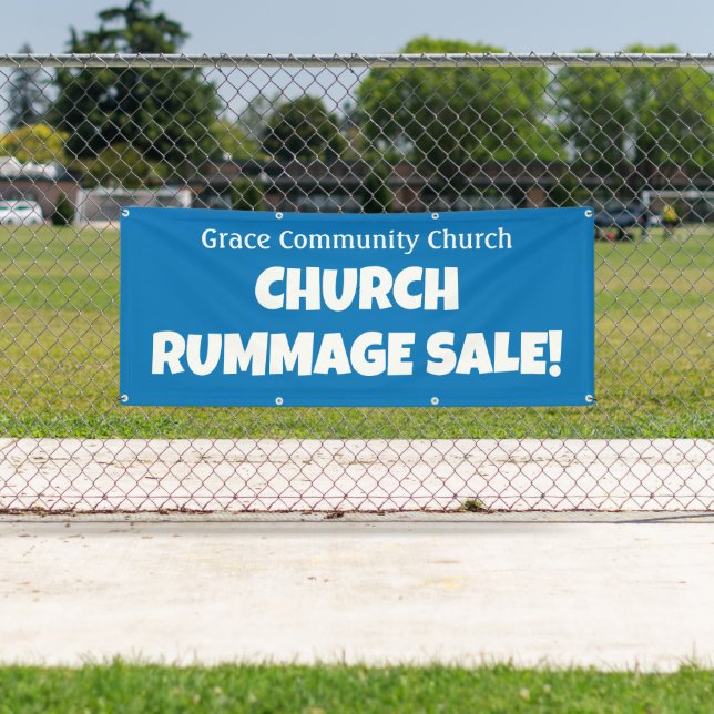 Personalised Church Rummage Sale! Banner (Insitu)
