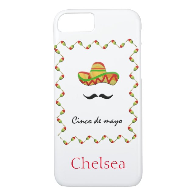 Personalised Cinco De Mayo Phone Case (Back)