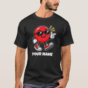 Personalised Circle Name & Custom Text T-Shirt