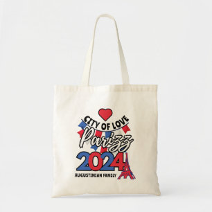 Personalised CITY OF LOVE PARIS PARIZZ 2024 Tote Bag