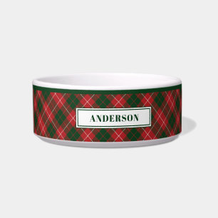Personalised Clan MacKinnon Tartan Plaid Pattern Bowl