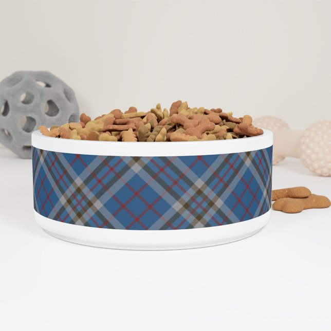 Personalised Clan Thompson Tartan Plaid Pattern Bowl (Creator Uploaded)