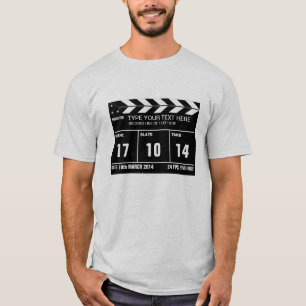 Personalised Clapperboard Classic T-Shirt