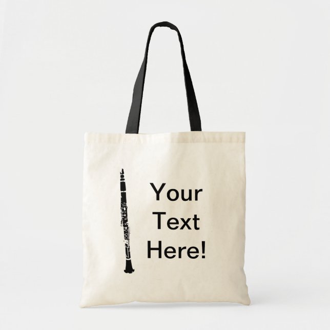 Personalised Clarinet Tote Bag (Front)