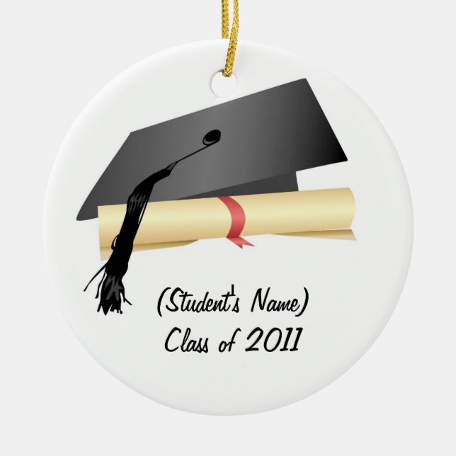 Personalised Class of 2011 Christmas Ornament (Front)