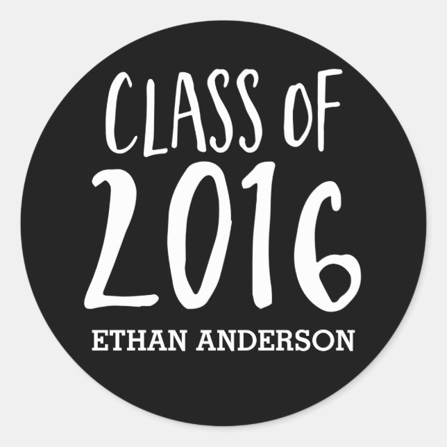 Personalised Class of 2016 Grad Envelope Seal (Front)