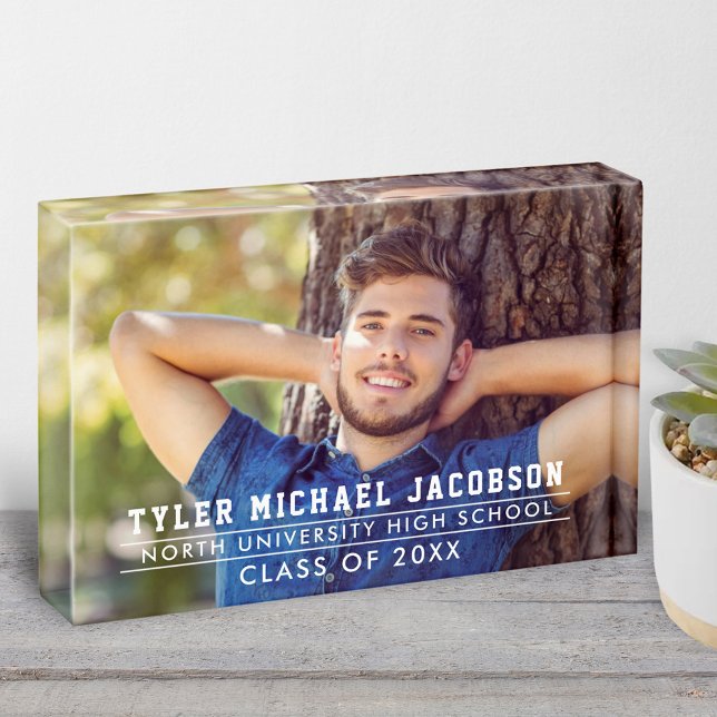 Personalised Class of 2026 Graduate Photo Block (Creator Uploaded)