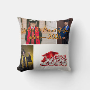 Personalised Class of 2026 Graduation Photo Pillow
