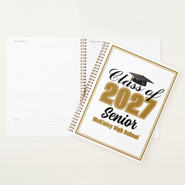 Personalised Class of 2027 High School Senior Planner (Display)