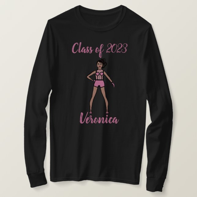 Personalised Class of Majorette Shirt CCandy (Design Front)