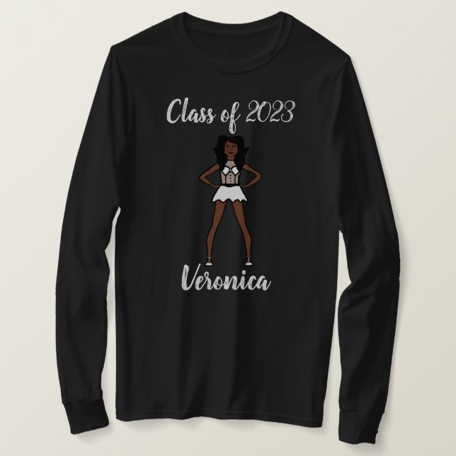 Personalised Class of Majorette Shirt White (Design Front)