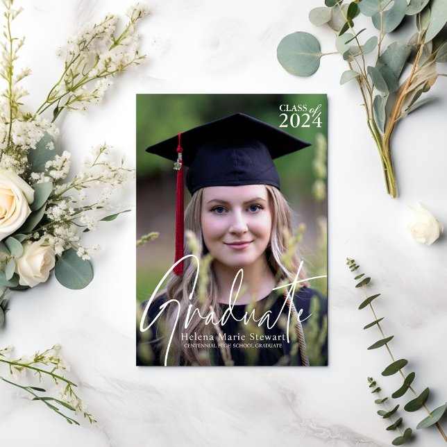 Personalised Class of Photo Graduation Invitation (Creator Uploaded)