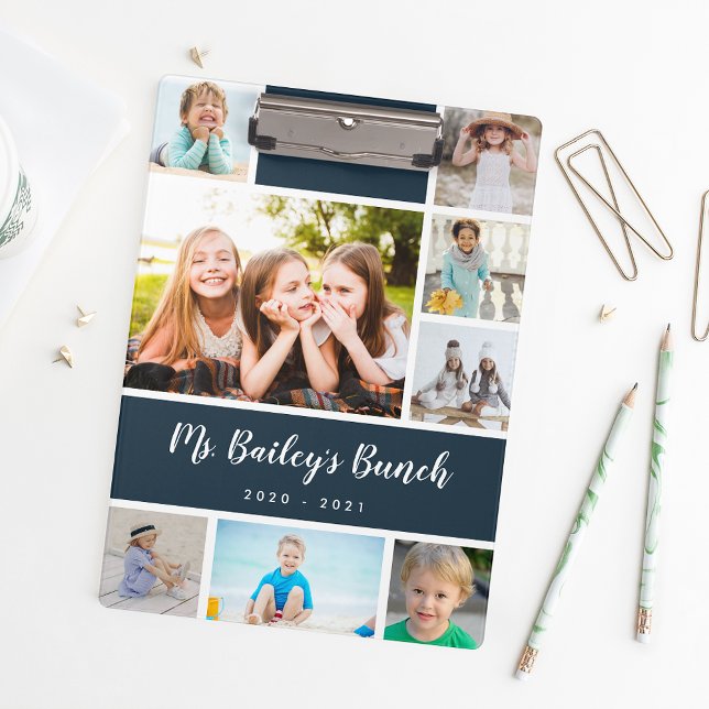 Personalised Class Photo Collage Teacher Clipboard (Creator Uploaded)
