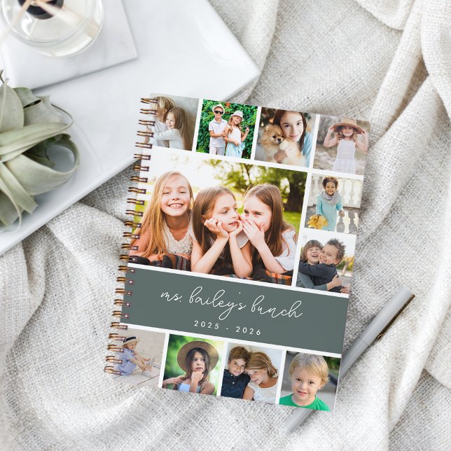 Personalised Class Photo Collage Teacher Notebook (Creator Uploaded)