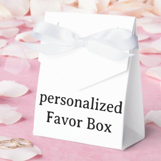 personalised Classic 2x2x2 Favour Box (Wedding)
