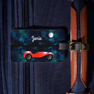 Personalised Classic Car Gifts Luggage Tag