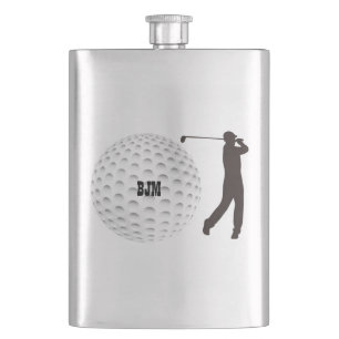 Personalised Classic Flask For Golfers