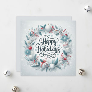 Personalised Classic  Holiday Card