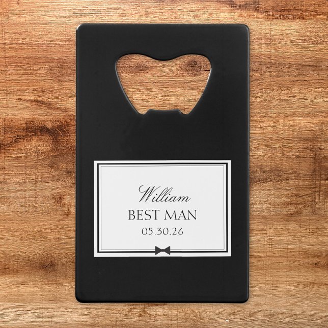Personalised Classic Modern Simple Bowtie Best Man (Creator Uploaded)