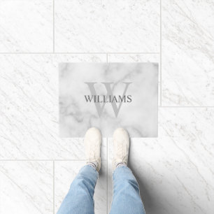 Personalised Classic Monogram and Name Doormat