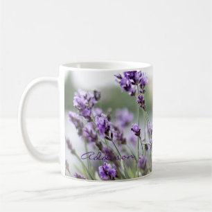 Personalised Classic Mug With Lavender