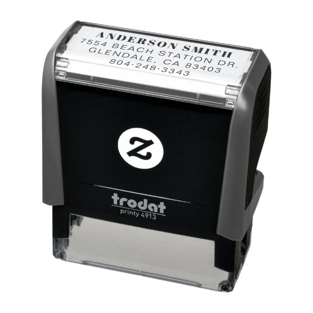 Personalised Classic Name Professional Self-inking Stamp (Product)