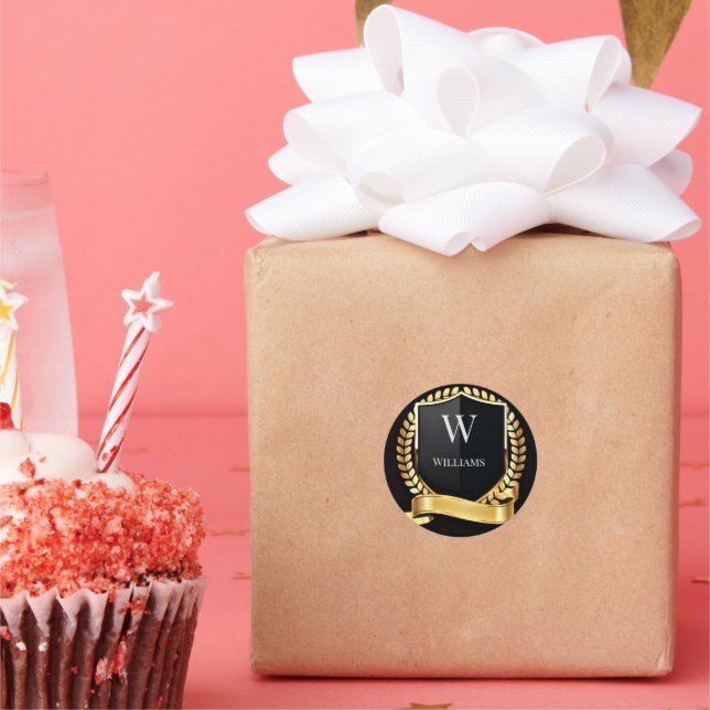 Personalised Classic Round Sticker (Party)