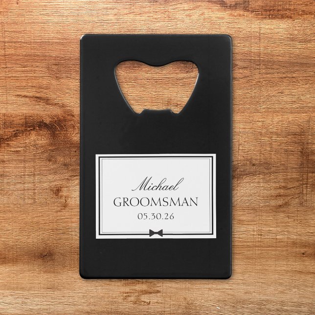 Personalised Classic Simple Bowtie Groomsman (Creator Uploaded)