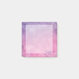 Personalised Classical Music Composers Pink Purple Post-it Notes