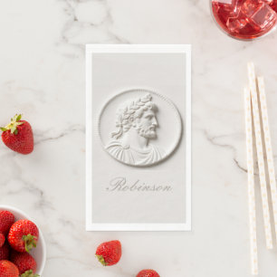 Personalised Classical Paper Guest Towel Napkin