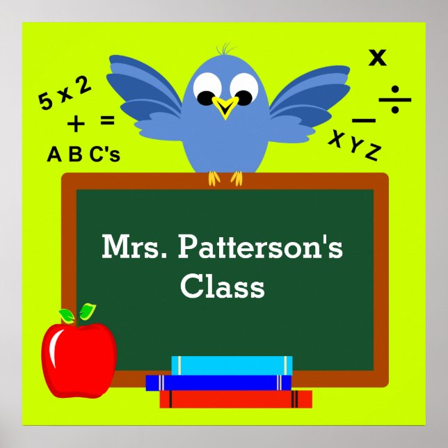 Personalised Classroom Posters (Front)