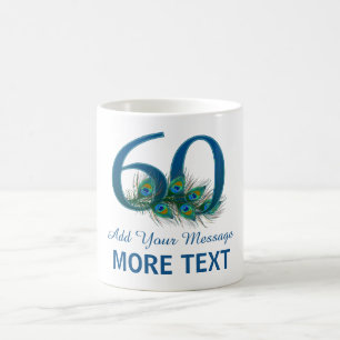 Personalised classy 60th birthday 60 mug