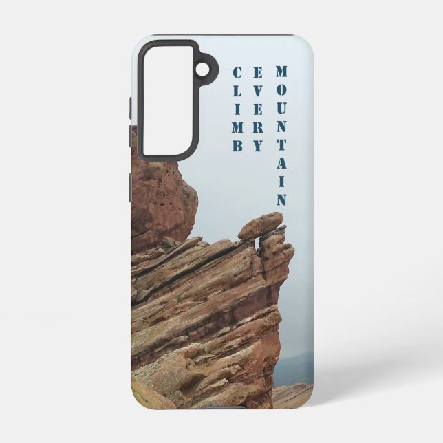 Personalised "Climb Every Mountain" Phone Case (Back)