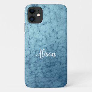 Personalised Cloudy Blue Sky iPhone 11 Case