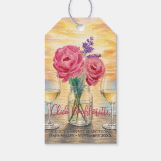 Personalised Club Bachelorette Watercolor Gift Tags