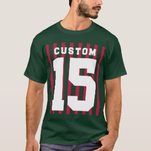 Personalised Club Team Name Number T-Shirt