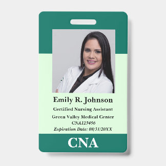 Personalised CNA Badge ID Badge