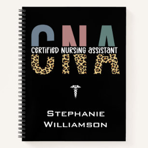 Personalised CNA Certified Nursing Assistant Notebook